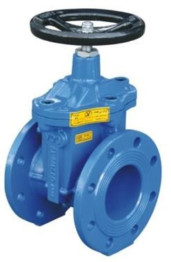 شیر کشویی زبانه لاستیکی PN16 برند وگ بیهمتا با بدنه چدنی و آببندی مقاوم برای خطوط آب و فاضلاب