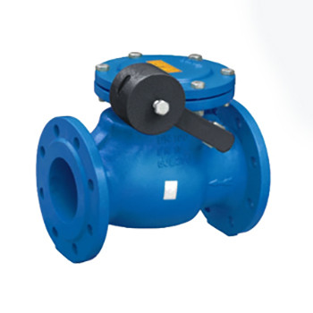 شیر یکطرفه دریچه اهرم وزنهای PN16 برند وگبی همتا مناسب خطوط آب و پمپخانهها