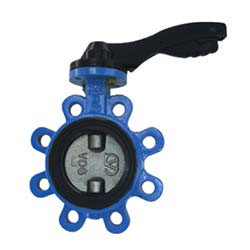 شیر پروانهای لاگ اهرمی دریچه استیل PN16 وگ ایران (بیهمتا)