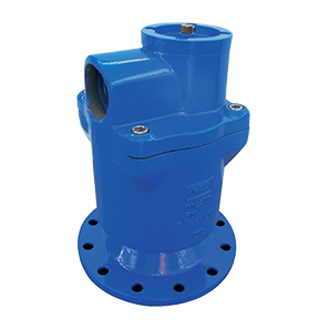 شیر تخلیه هوا تک محفظه 6 اینچ میراب با فشار کاری PN16 از جنس پلیپروپیلن