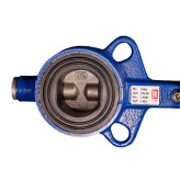 شیر پروانهای گیربکسی میراب PN16/PN10 با دیسک استیل