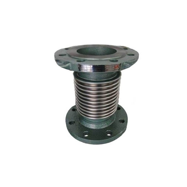 لرزه‌گیر آکاردئونی فلنجدار ساده PN10 بدون مهار از برند ارتعاشات صنعتی ایران مناسب خطوط لوله فشار متوسط