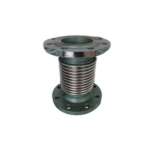 لرزهگیر آکاردئونی فلنجدار ساده PN10 بدون مهار از برند ارتعاشات صنعتی ایران مناسب خطوط لوله فشار متوسط